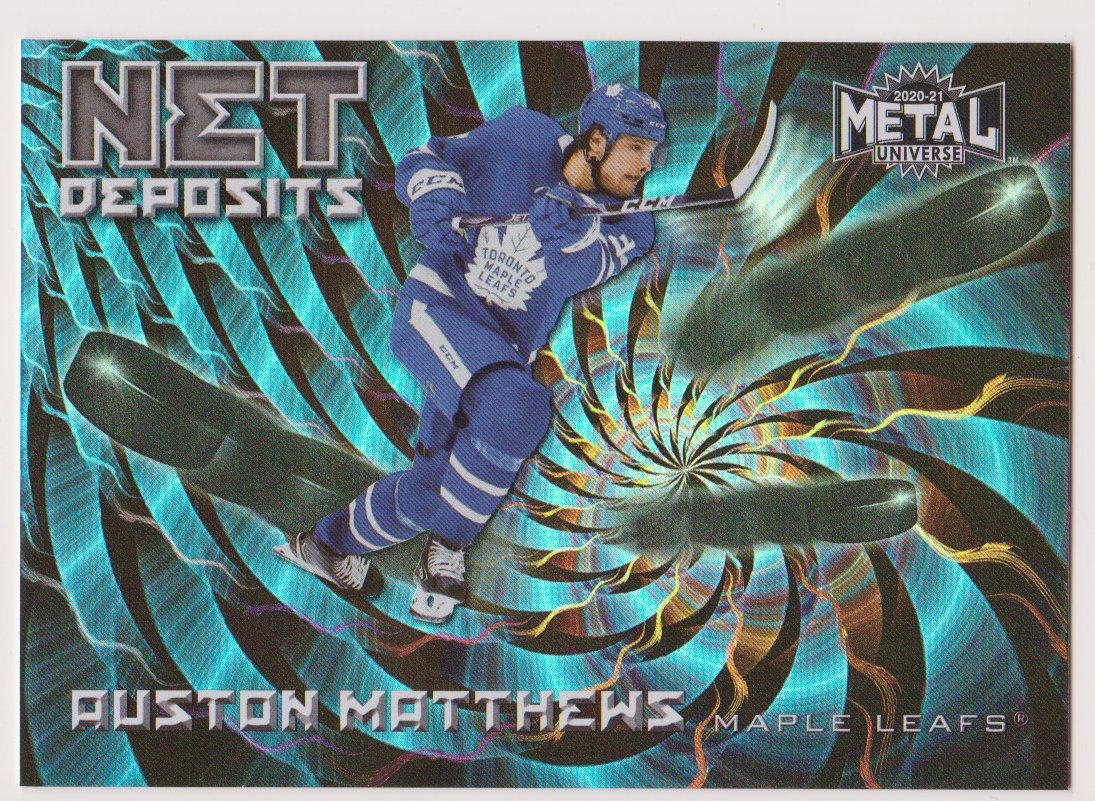 (image for) 2020-21 Metal Universe Net Deposits #ND21 Auston Matthews